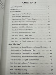 Sam Stories Jimm Larry Hendren Tennis Walmart 144 Pages 2021