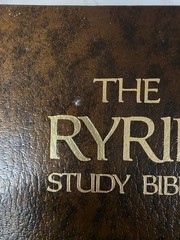 Charles C. Ryrie The Ryrie Study Bible New American Standard Leather Hardcover