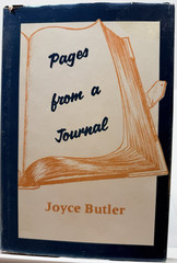Pages from a Journal Joyce Butler SIGNED 1976 HC/DJ Maine Kennebunk Memoir