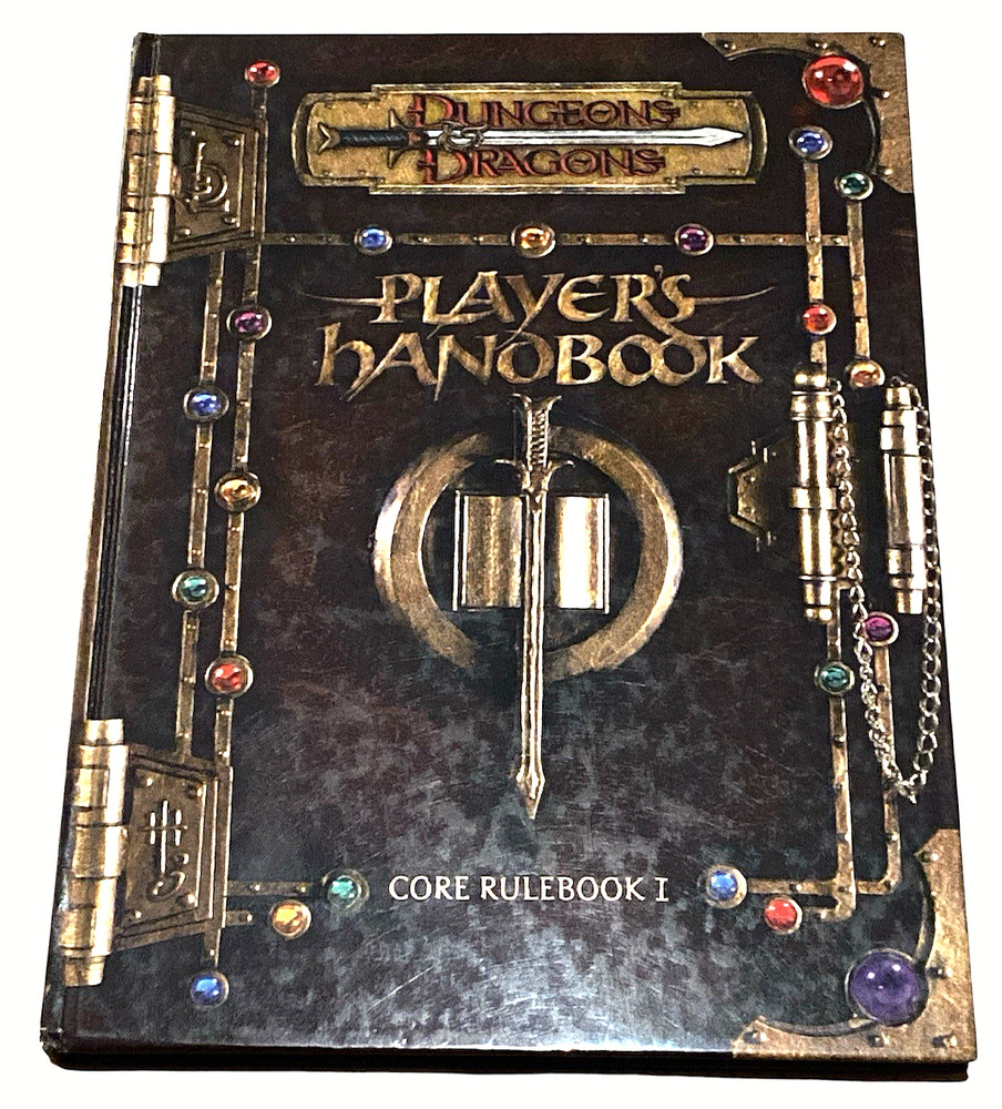 Vintage 2000 Dungeons & Dragons Player’s Handbook Core Rulebook I