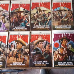 Jake Logan Action Western Paperback Lot Of 19 Slocum Series