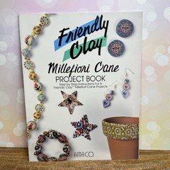 Friendly Clay Millefiori Cane Project Book by Amaco, Vintage DIY Tutorial