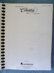 THE DEFINITIVE COUNTRY COLLECTION 1992, 101 SONGS, 368 PAGES, PIANO/VOCAL/GUITAR