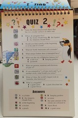 Action Quiz Pad 8-10 Years Spiral Bound 400 Questions 7 Categories Illustrated