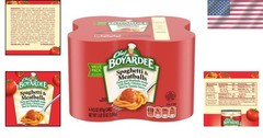 Delicious 14.5 Oz Spaghetti and Meatballs – 4 Pack for Busy Families on the Go