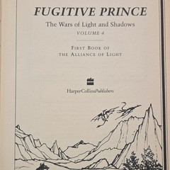 Janny Wurts Fugitive Prince Alliance of Light HarperCollins 1997 HC DJ