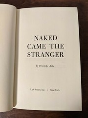 NAKED CAME THE STRANGER By Penelope Ashe – HC 1969 1st Edition first printing