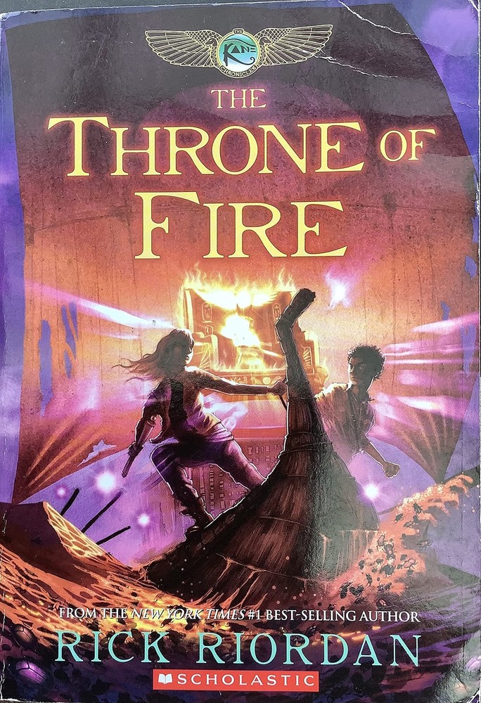 The Kane Chronicles: The Throne of Fire (Book 2) – paperback Rick Riordan