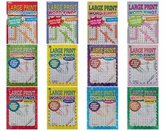 Kappa Large Print Word-Finds Puzzle Books Vol.405-430, 80 Puzzles Each You-PICK!