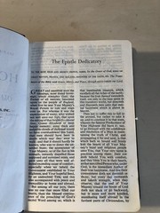 Holy Bible KJV Collins Black Leather References Red Letter Vintage