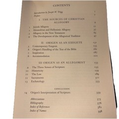 Allegory and Event: A Study of the Sources and Significance of Origen’s Interpre