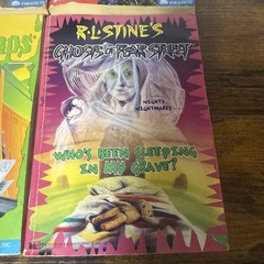 Lot Of 4 R.L. Stine Books See Photos For Titles In Good Condition See Photos