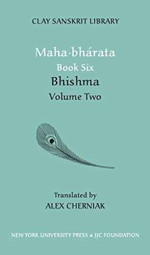 Mahabharata Book Six (Volume 2): Bhisma (Clay Sanskrit – Hardcover – Very Good u