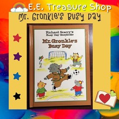 Richard Scarry Books, Set of 8, Vintage 1997, New Condition, Busy Day Storybooks
