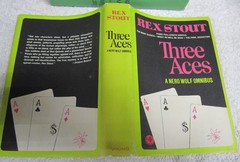 4 Rex Stout Royal Flush BCE Nero Wolfe Omnibus Vtg HCDJ Viking 1965 DJ 3 Aces +