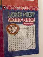 Lot Of 6 Kappa Large Print Word Search Word-Finds Books NEW Free Shipping