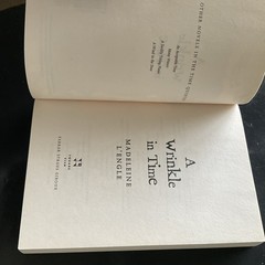 A Wrinkle in Time By Madeleine L’Engle ISBN 978-0-312-36754-1