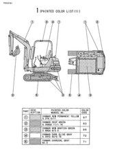 YANMAR B22-2B Excavator Parts Catalog Manual 2012 – WIRE BOUND – TOUGH COVERS