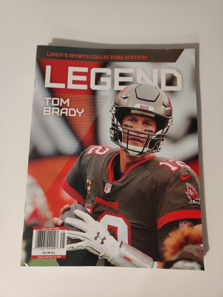 Legends -Tom Brady Issue-Lindy’s Sports Collector Edition Pro Football Spring 22