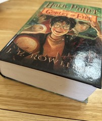 Rowling Harry Potter Goblet of Fire 2000 HC Mary GrandPré Book 4 Fantasy No DJ