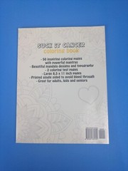 Suck It Cancer Coloring book ~ Positive Motivation to Beat Cancer
