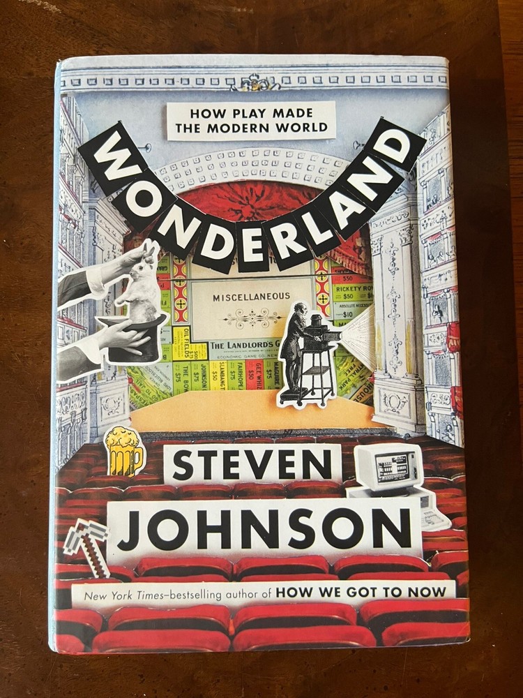 Wonderland by Steven Johnson (2016, Hardcover, First Edition/1st Printing)