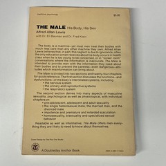 The Male: His Body, His Sex by Alfred Allan Lewis Paperback Doubleday 1978 ISBN