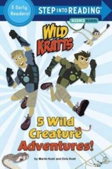 5 Wild Creature Adventures! (Wild Kratts) (Step into Reading) – Paperback – GOOD