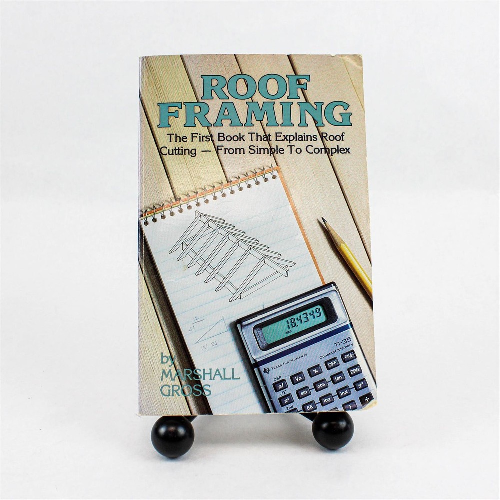 Roof Framing Marshall Gross Paperback 1987 Good Condition
