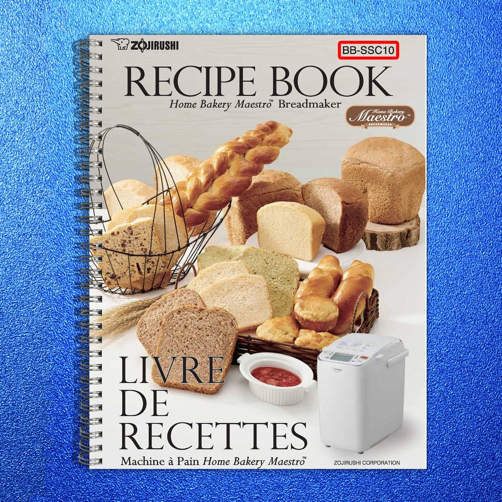 ZOJIRUSHI BB-SSC10 Recipes Book 38 Page Beautiful COLOR Print Tough Wire Binding