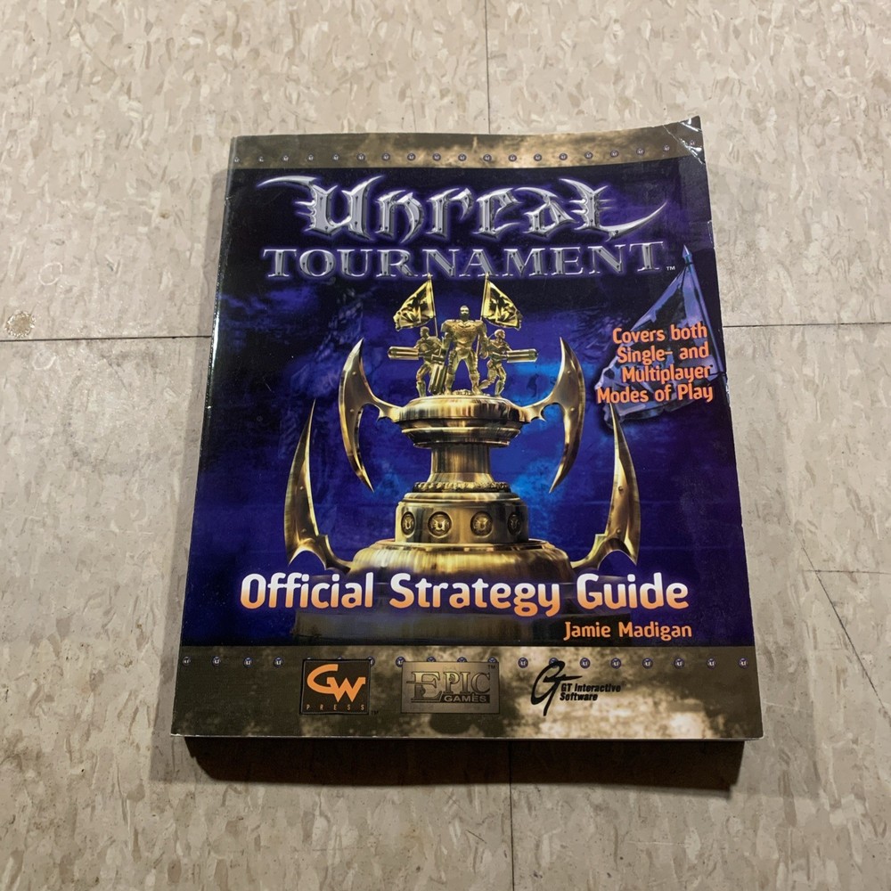 Unreal Tournament Strategy Guide Brady Games Paperback PC RARE