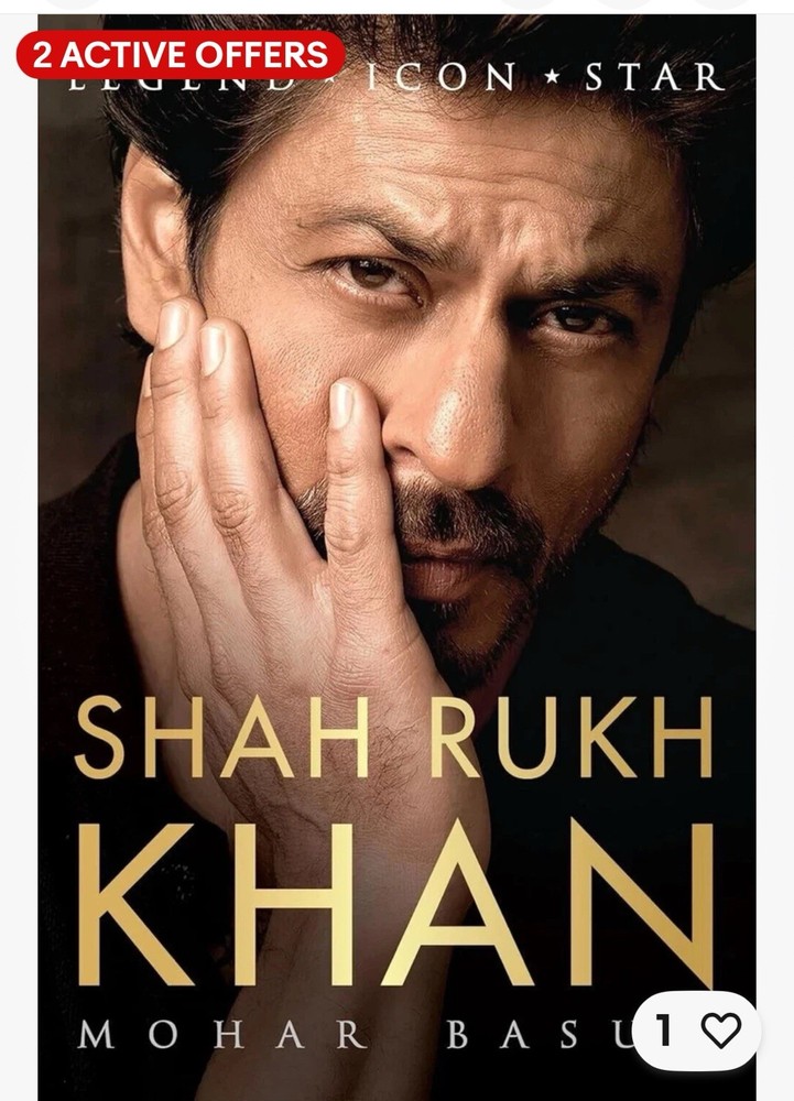 Shah Rukh Khan: Legend, Icon, Star by Mohar Basu 2024 Paperback New Stock