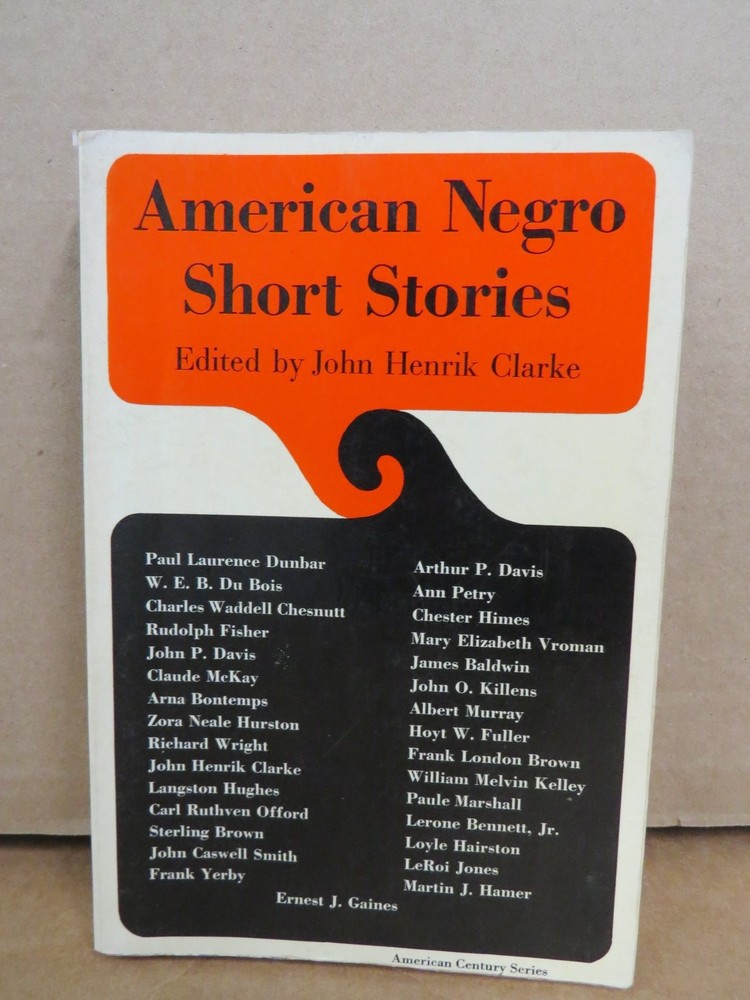 American Negro Short Stories John Henrik Clarke 1988 Anthology Noonday Press