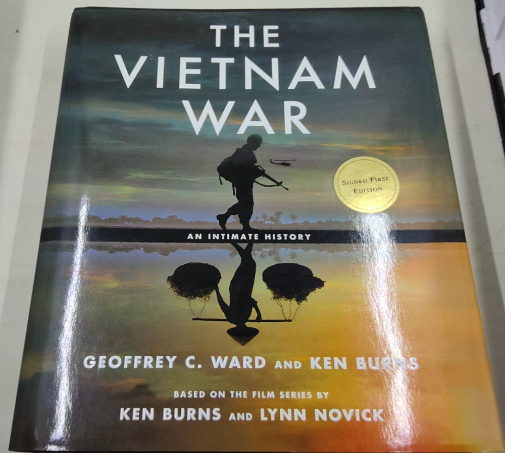 The Vietnam War by Geoffrey C. Ward and Ken Burns Signed 1st Ed. 2017 HC