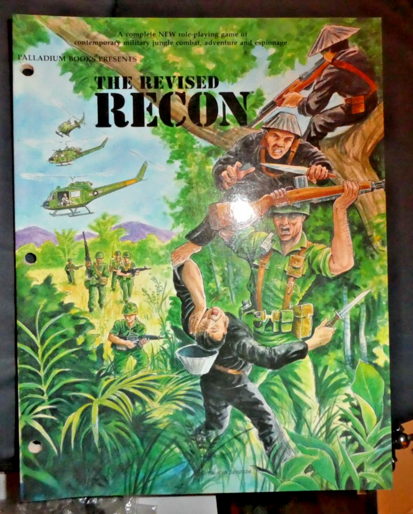 Vintage RPG Games The Revised Recon Palladium Books 1986 Role Playing 1980s !!!