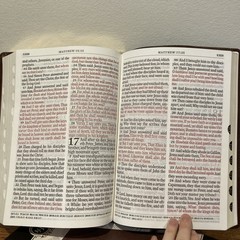 KJV Super Giant Print Bible – 17pt font ~ Faux Leather ~ Red Letter ~ Indexed