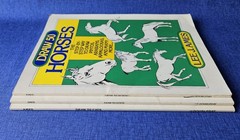 Draw 50 Animals Books Lot Lee J Ames Horses Cats Dogs Step-by-Step Drawing