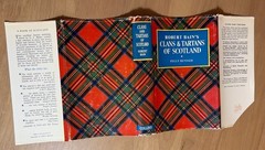Clans & Tartans of Scotland Robert Bain 1968 HCDJ