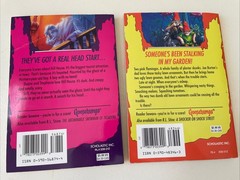 Lot 2 Goosebumps Revenge Lawn Gnomes & The Headless Ghost R.L. Stine