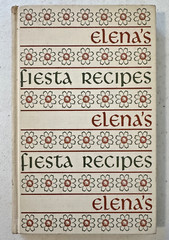Elena’s Fiesta Recipes 1952 HC 1st cooking cook book Ward Ritchie Elena Zelayeta