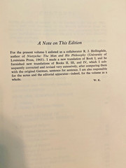 The Will to Power – Nietzsche, translated by Walter Kaufman – 1st Printing 1967