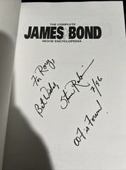 SIGNED The Complete James Bond Movie Encyclopedia by Steven Jay Rubin Trade PB