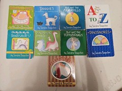 Lot Of 9 Sandra Boynton Toddler Board Books Used Condition