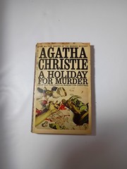 A Holiday For Murder Mystery Paperback Book by Agatha Christie Suspense 1969