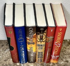 Dan Brown ROBERT LANGDON Complete Series Set (#1-6) Lot of 6 ALL HARDCOVER HC