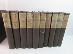 Honore de Balzac 20 Volumes 1899 Antique Distressed Décor Book Set