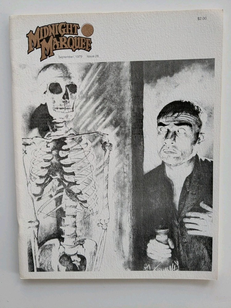 Midnight Marquee Fanzine.9 Issues.Frankenstein.Dracula.horror.wolfman.monsters