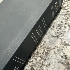 KJV King James Version Study Bible Holman Indigo (Blue) LeatherTouch Indexed