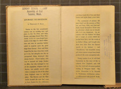 Journey To Freedom : by Margaret F. Bach 1953 Hardcover 1231