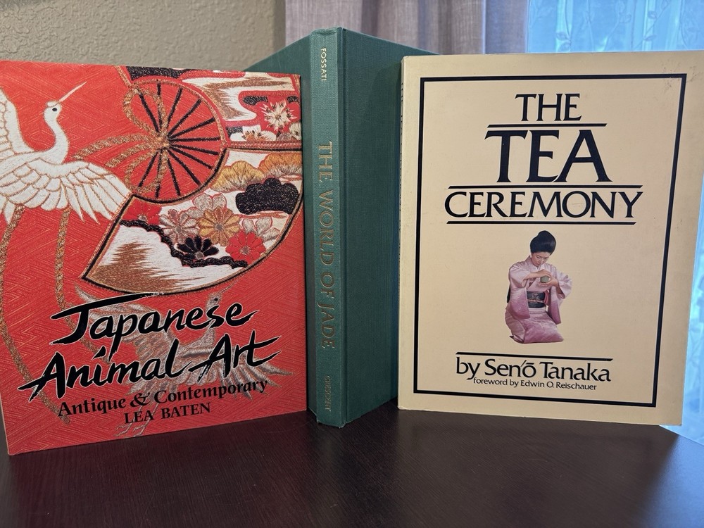 Asian Art Culture Library Lot Japanese Animal Art Tea Ceremony World of Jade HC